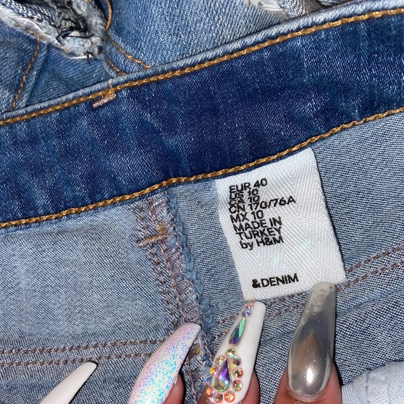 2 pair Denim vintage inspired shorts - Picture 2 of 3